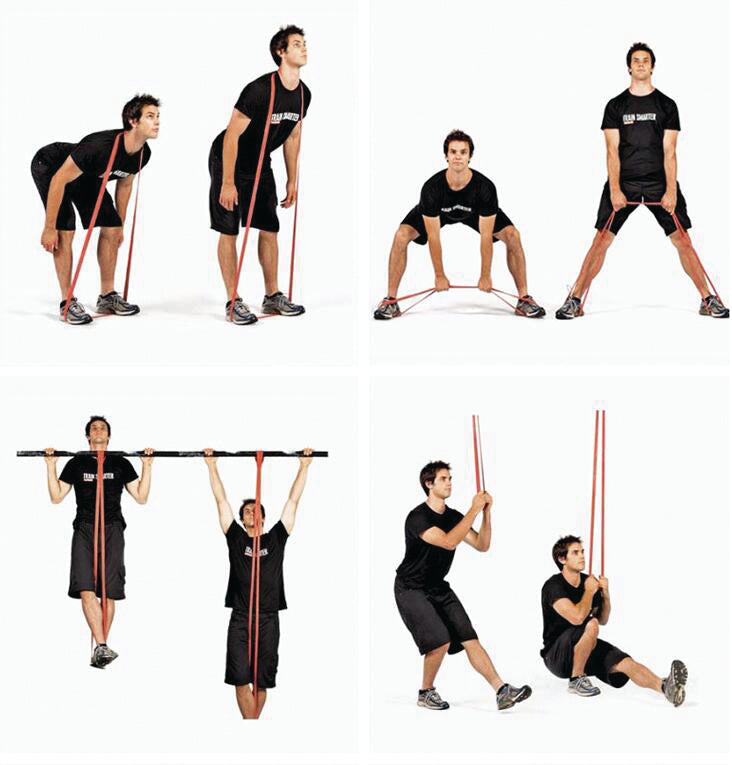 IRONGEAR - 4 Piece Heavy Resistance Bands